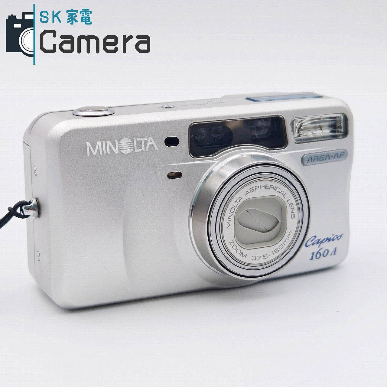 【中古】 MINOLTA Capios 160A コンパクトフィルムカメラ テスト用フィルムにて確認済 ミノルタ カピオス