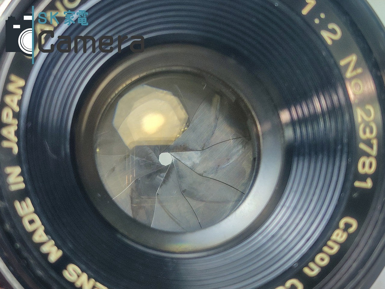 【中古】 Canon LENS 35mm F2 L39 2024年12月 清掃 キャノン キャップ付