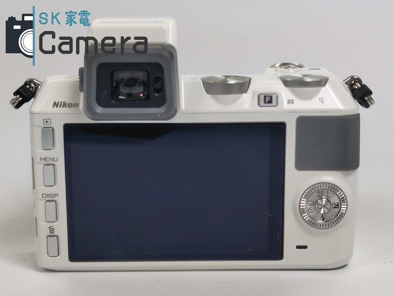 【美品】 Nikon 1 V2 ホワイト 電池 説明書 付 ニコン