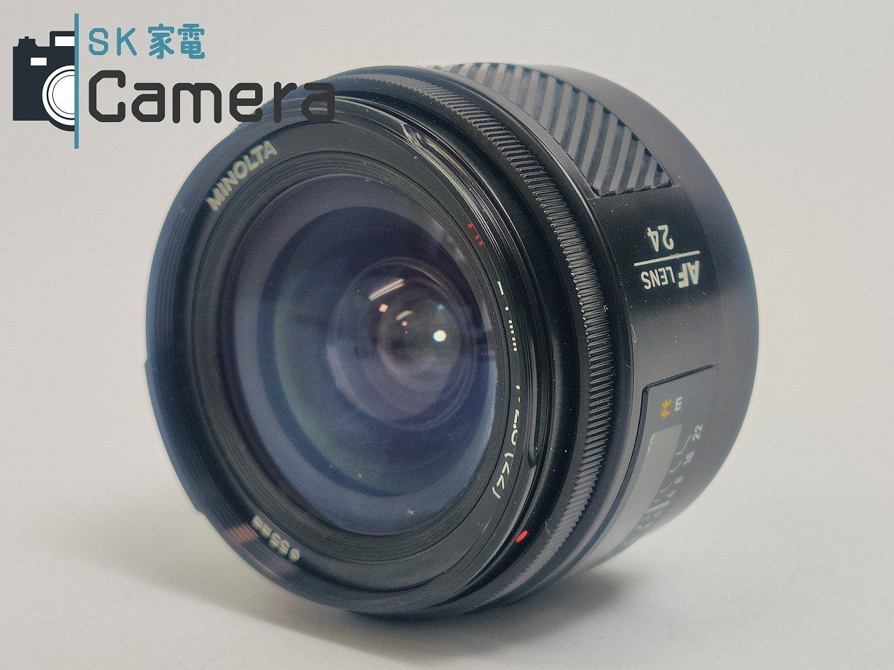 【実用】 MINOLTA AF 24mm F2.8 フード キャップ付 ミノルタ