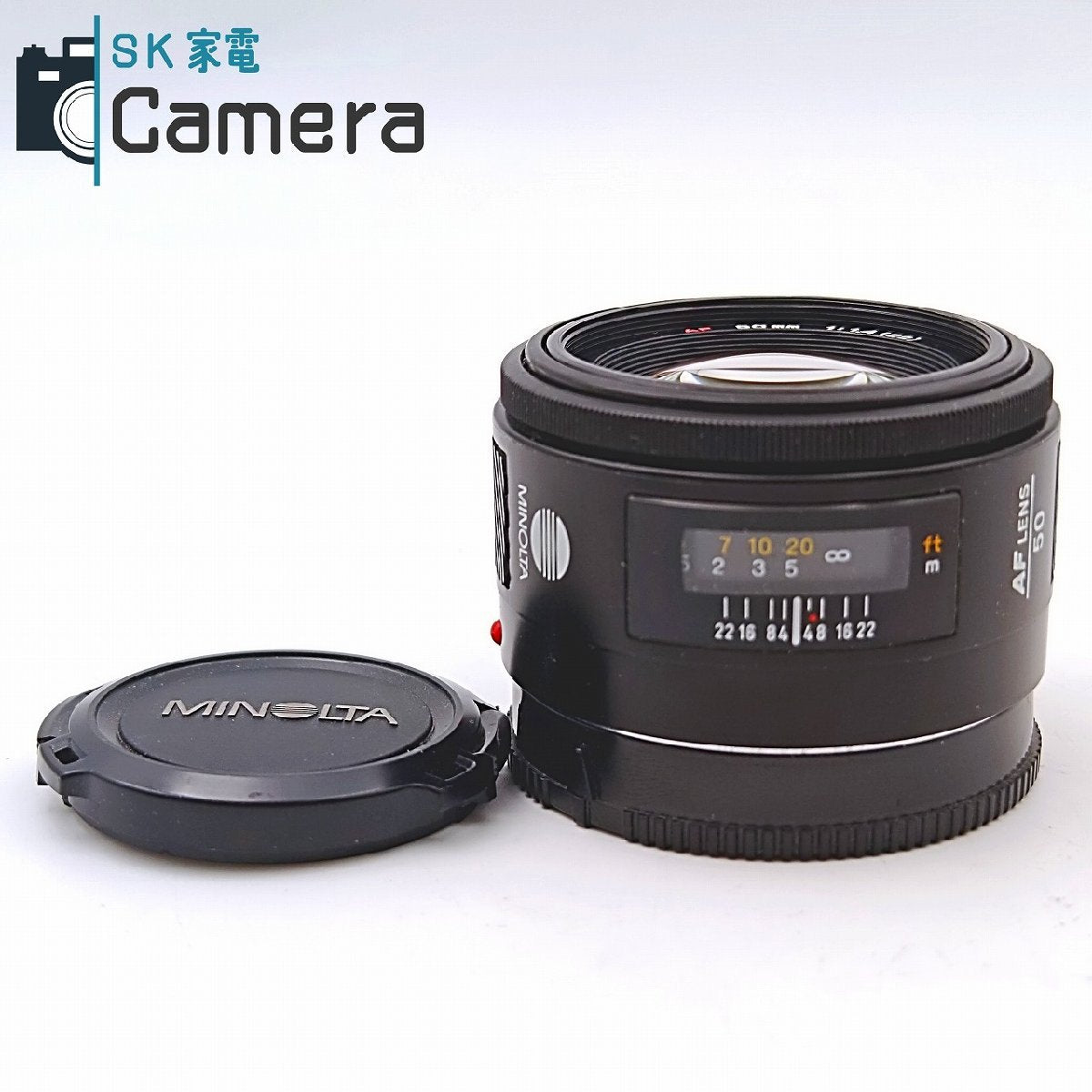 MINOLTA AF 50mm F1.4 キャップ付き ミノルタ Aマウント 美品