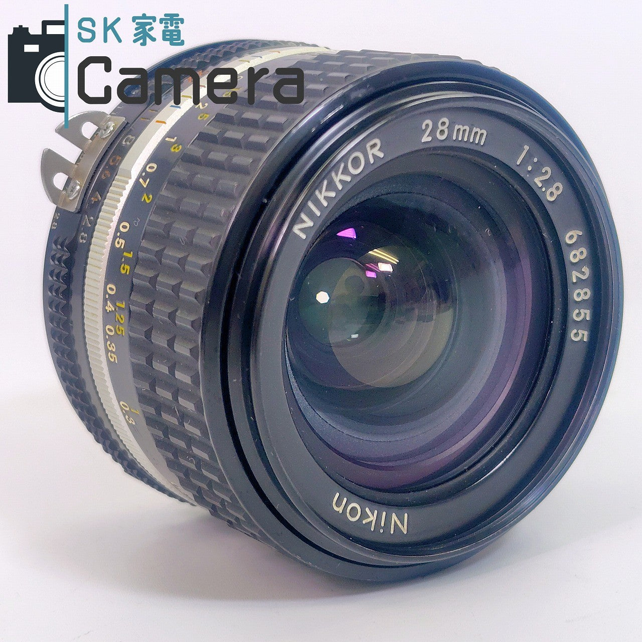 【中古】 Nikon NIKKOR 28mm F2.8 Ai-s 2025年10月清掃済 ニコン