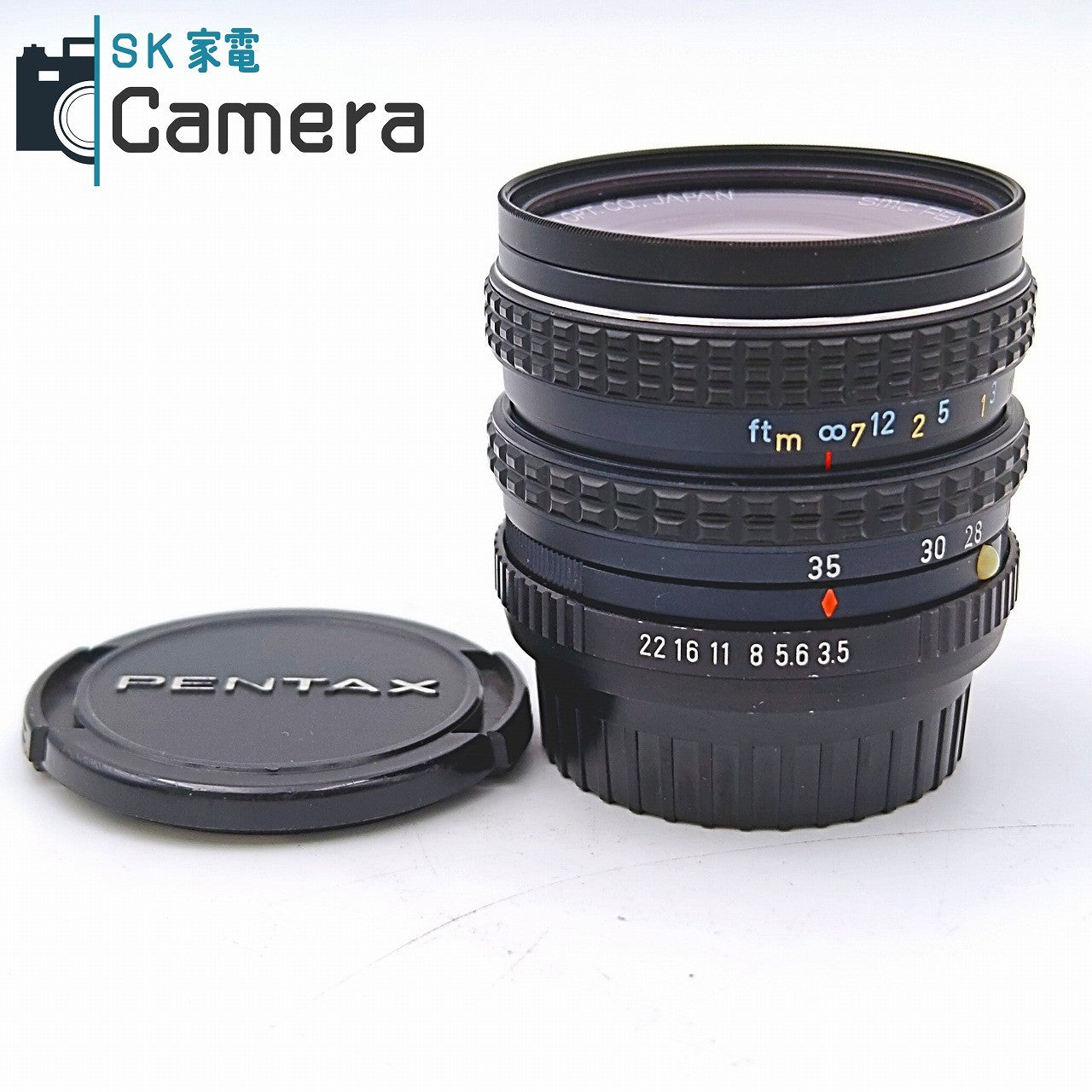 【中古】 PENTAX SMC PENTAX-M ZOOM 24-35mm F3.5 Kマウント ペンタックス キャップ フィルター付