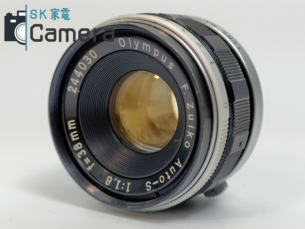 【実用】 OLYMPUS-PEN F PEN-FV F.Zuiko Auto-s 38mm F1.8 オリンパス 2024年8月修理済 30日保証 ペン 美品
