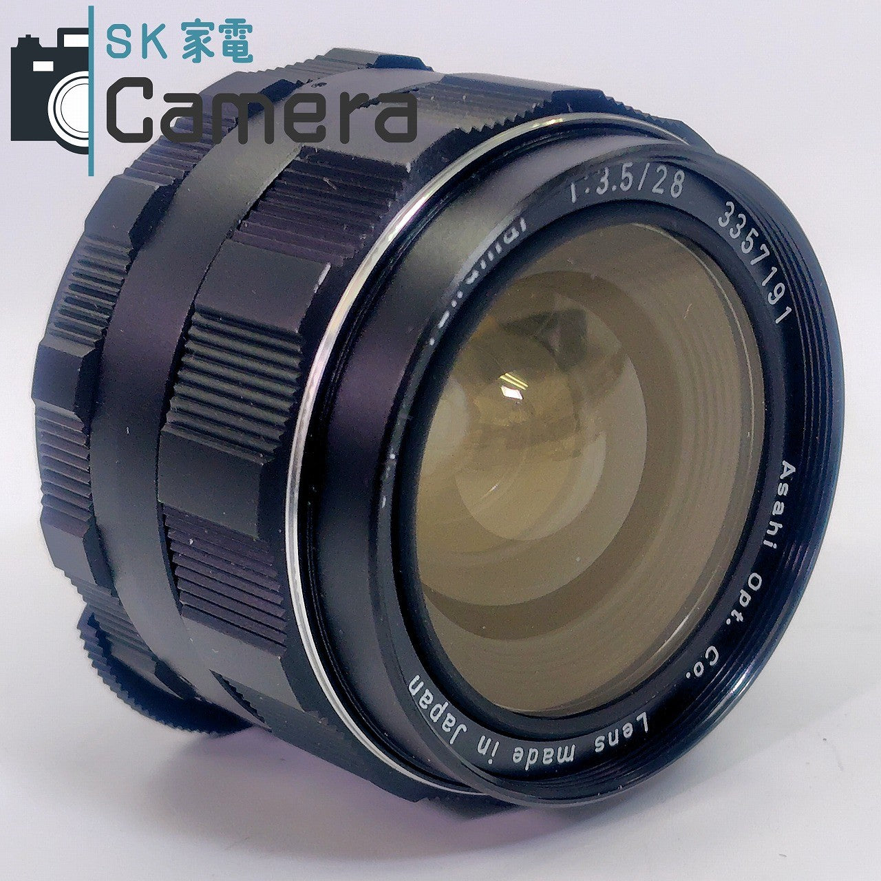 【中古】 PENTAX Super-Takumar 28mm F3.5 M42 キャップ フィルター付 ペンタックス 美品
