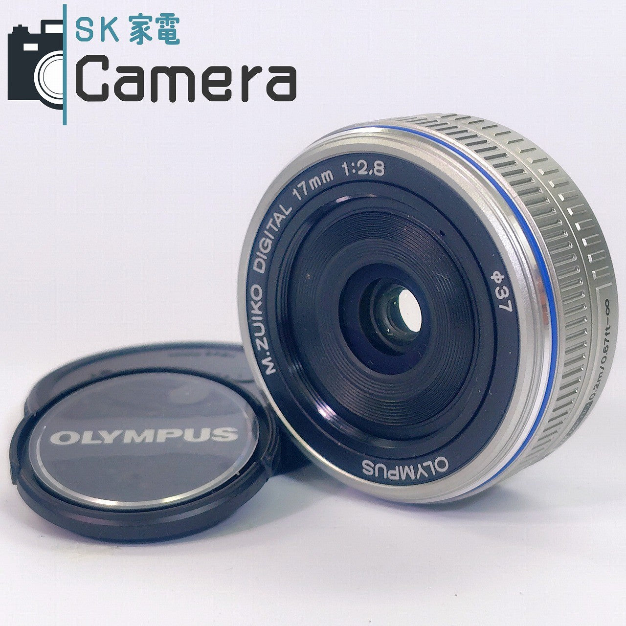 OLYMPUS M.ZUIKO DIGITAL 17mm F2.8 オリンパス マイクロフォーサーズ キャップ付 美品