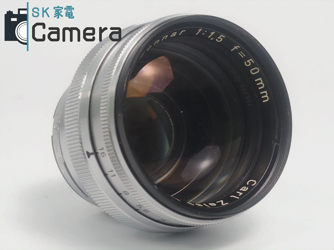 【中古】 Carl Zeiss Sonnar 50mm F1.5 Cマウント コンタックス ゾナー