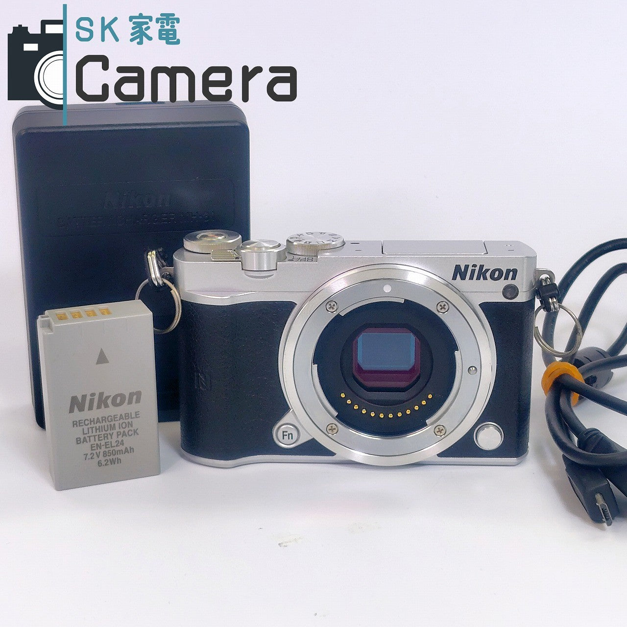【中古】 Nikon Nikon1 J5 ニコン ミラーレスデジタル 電池 充電器付