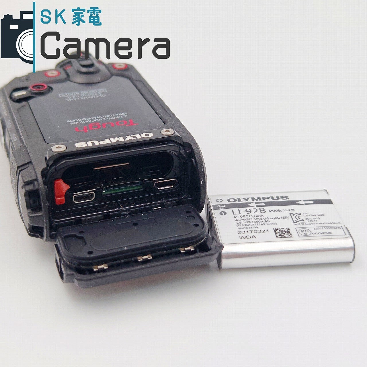 【中古】 OLYMPUS STYLUS Tough TG-TRACKER 電池 USB充電ケーブル付 オリンパス トラッカー