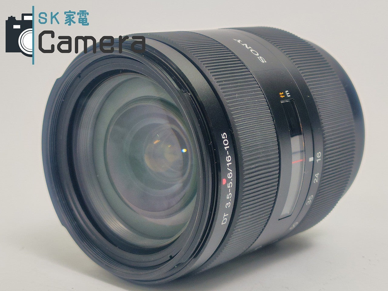 【実用】 SONY DT 16-105mm F3.5-5.6 SAL16105 フード付き ソニー