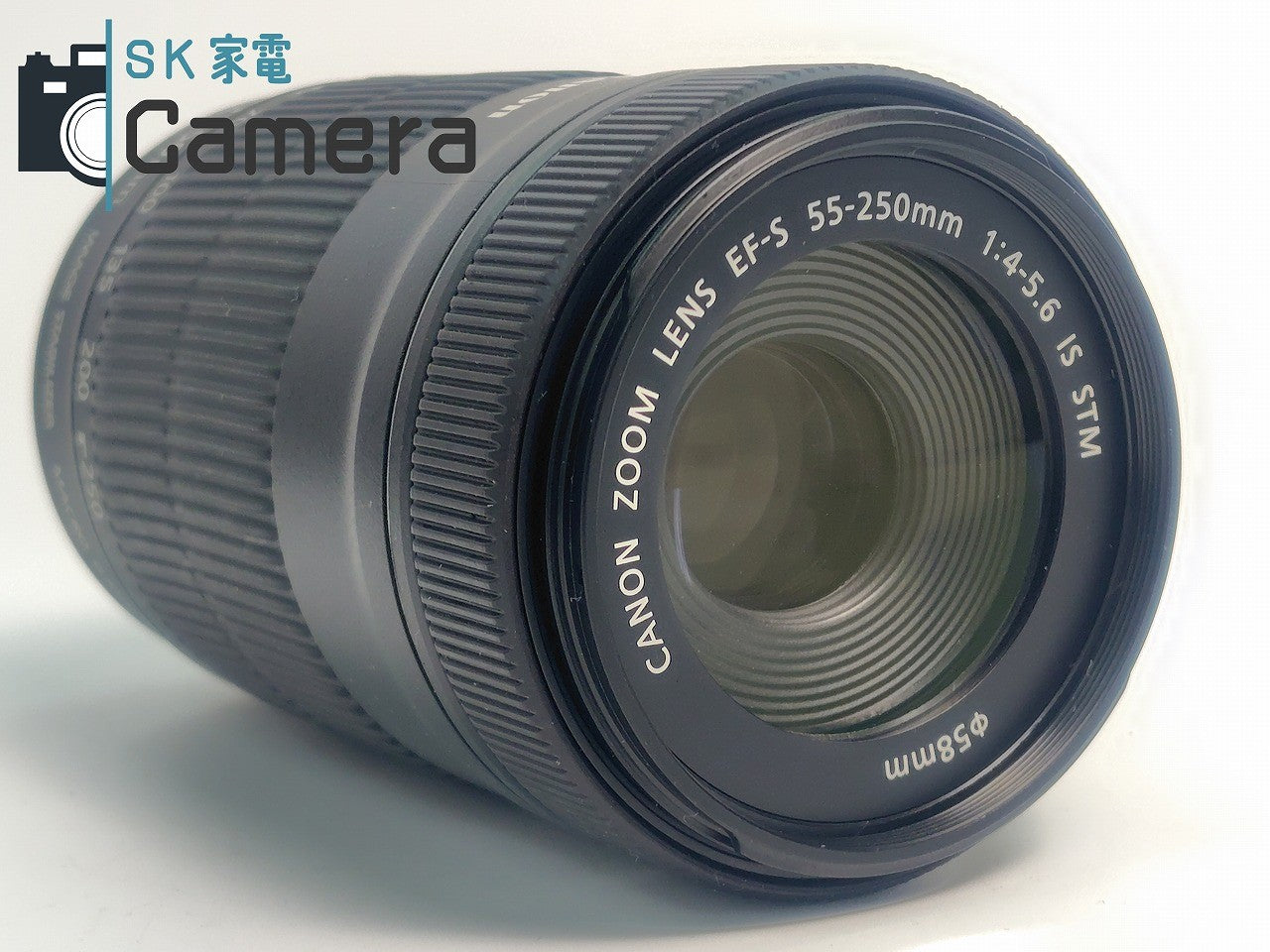 【美品】 Canon EF-S 55-250mm F4.5-5.6 IS STM キャノン キャップ付