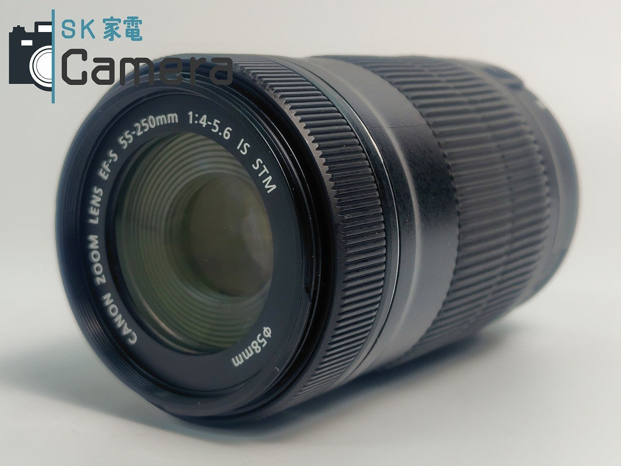 【美品】 Canon EF-S 55-250mm F4.5-5.6 IS STM キャノン キャップ付