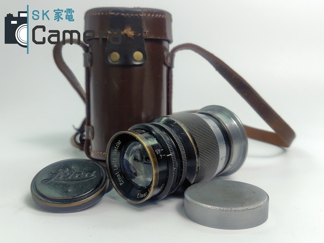 【中古】 Leitz Elmar 9cm F4 L39 フィルター キャップ付 ライカ LEICA 2024年12月清掃済