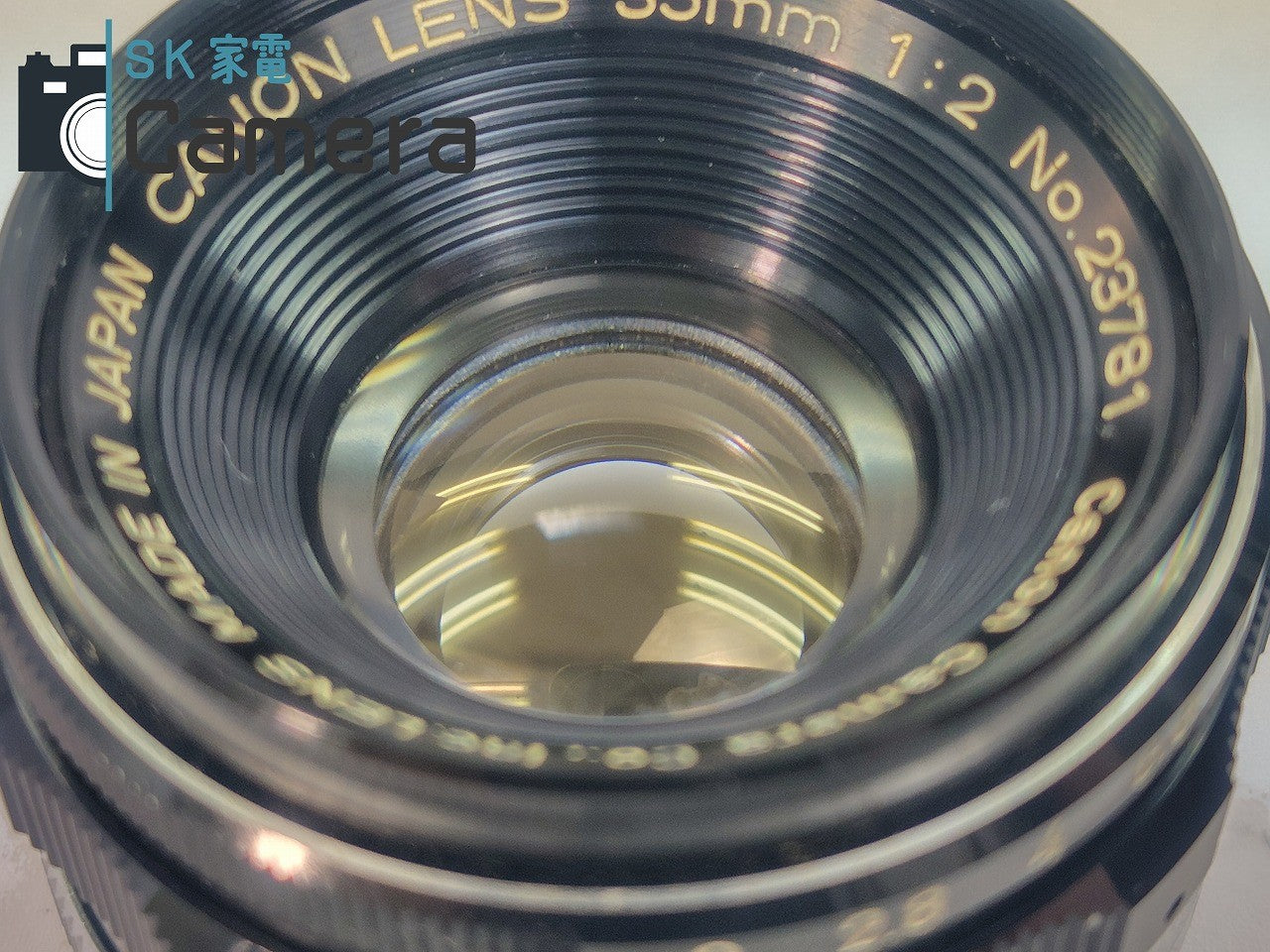 【中古】 Canon LENS 35mm F2 L39 2024年12月 清掃 キャノン キャップ付