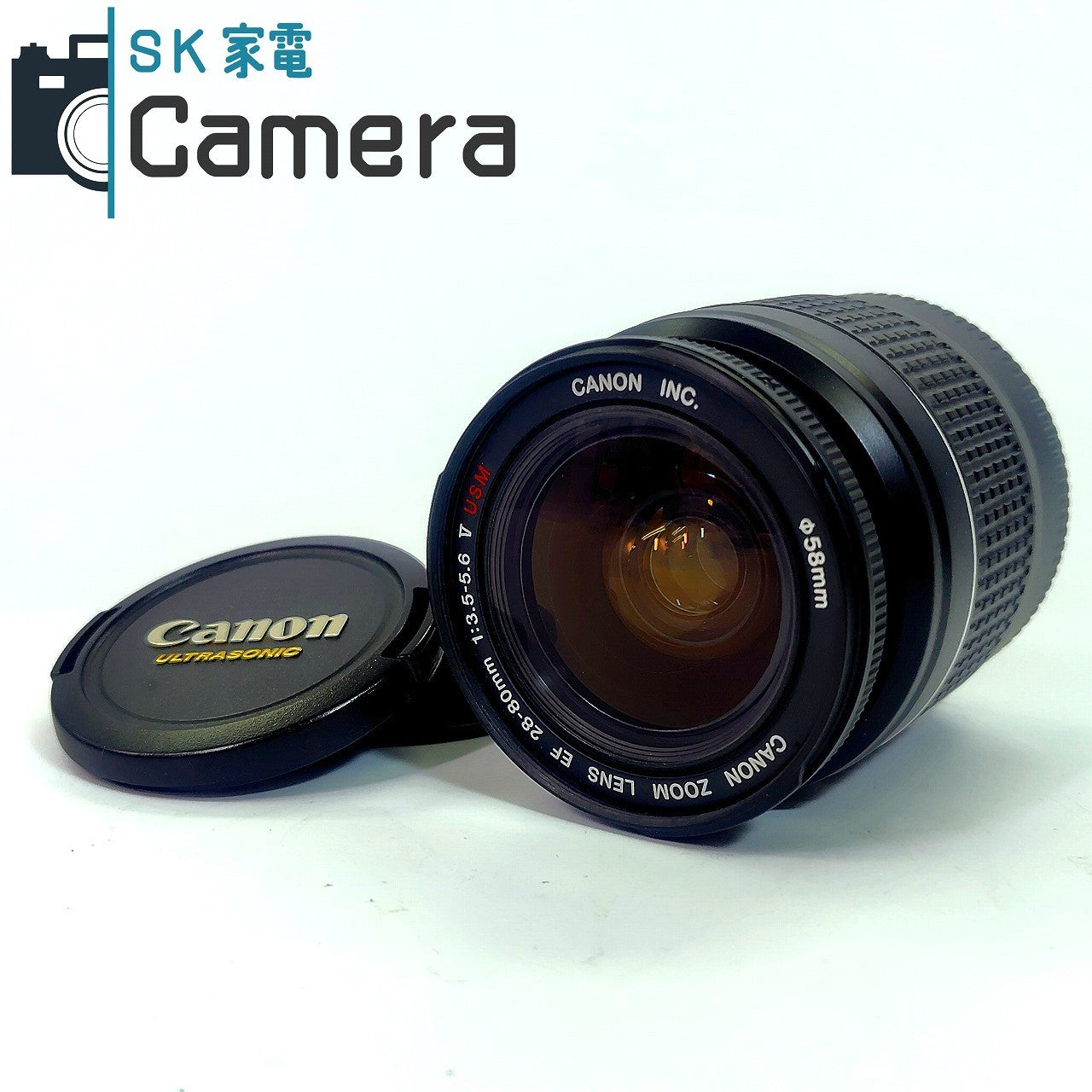 中古】 Canon EF 28-80mm F3.5-5.6 V USM キャップ付 キャノン – SK 
