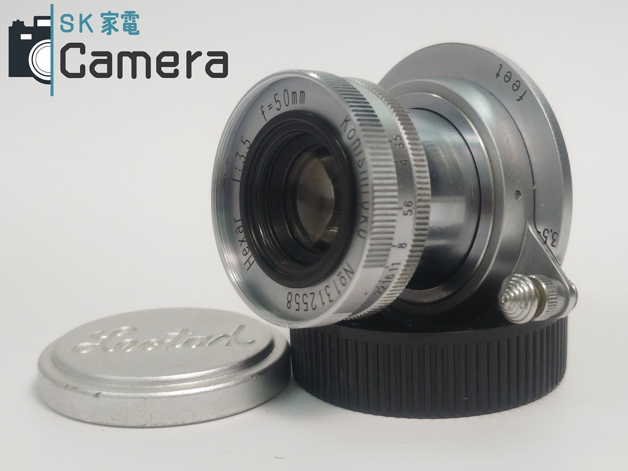 【中古】 Konishiroku Hexar 50mm F3.5 L39 2024年10月清掃 ヘキサー