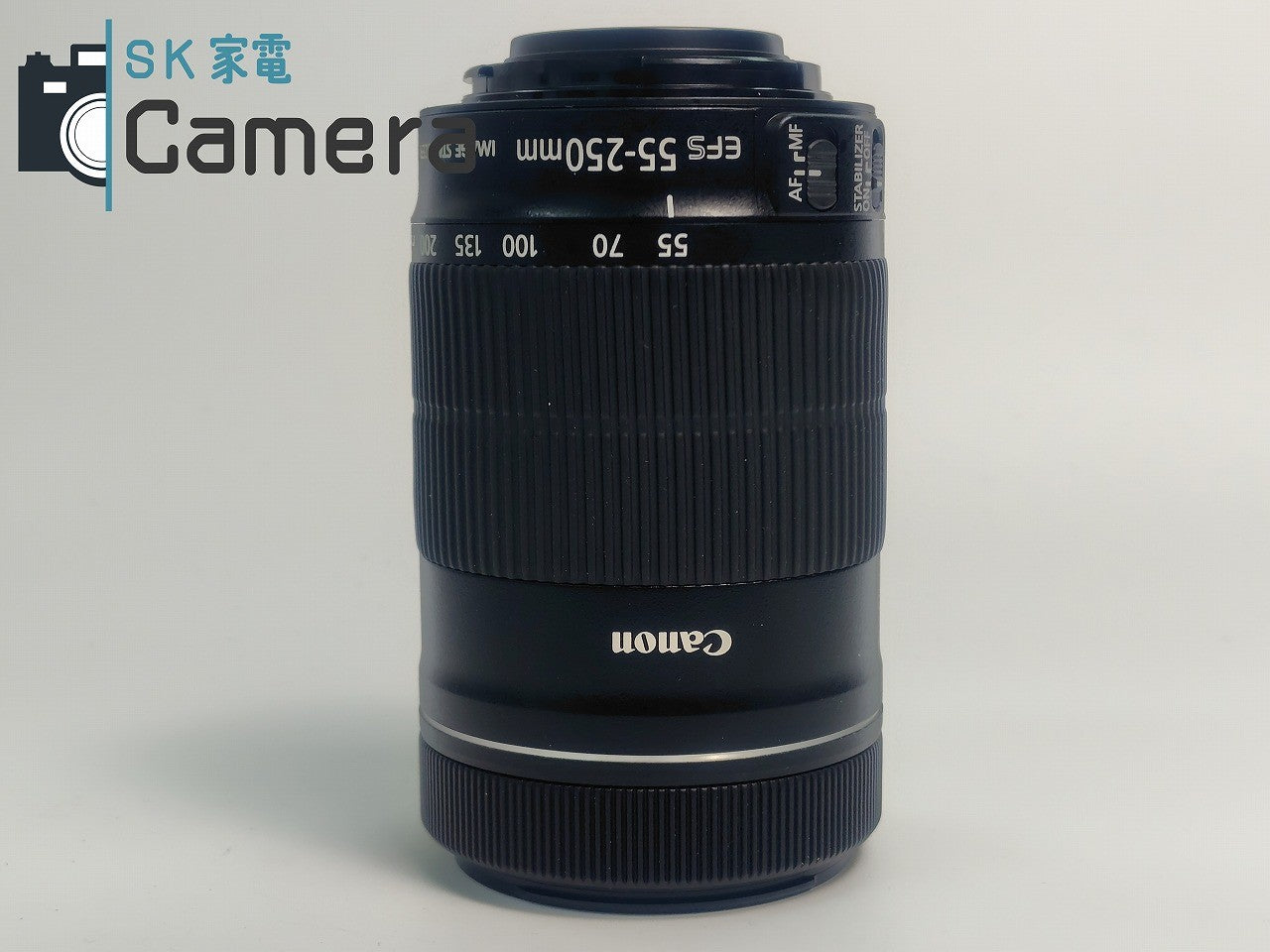 【美品】 Canon EF-S 55-250mm F4.5-5.6 IS STM キャノン キャップ付