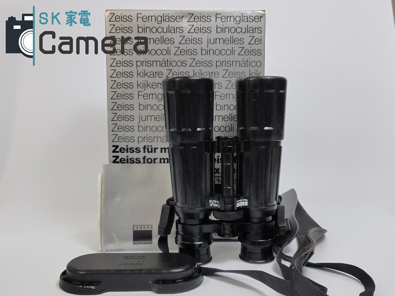 【美品】 ZEISS Dialyt 7x42 B T*P West Germany 双眼鏡 元箱付 ツァイス