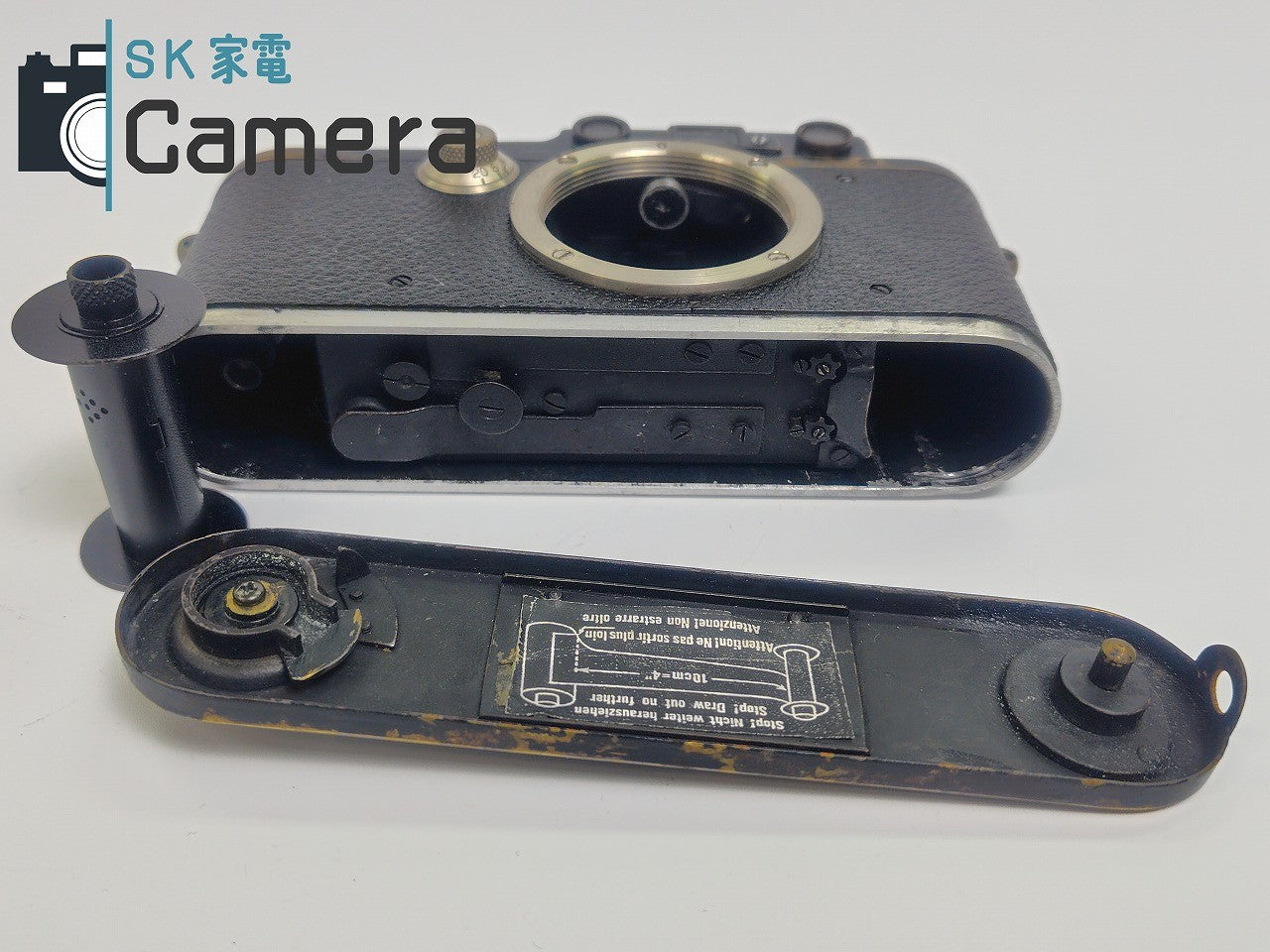 【中古】 LEICA DIII ライカ バルナックライカ DⅢ ブラック III型 シリアル132XXX 動作品