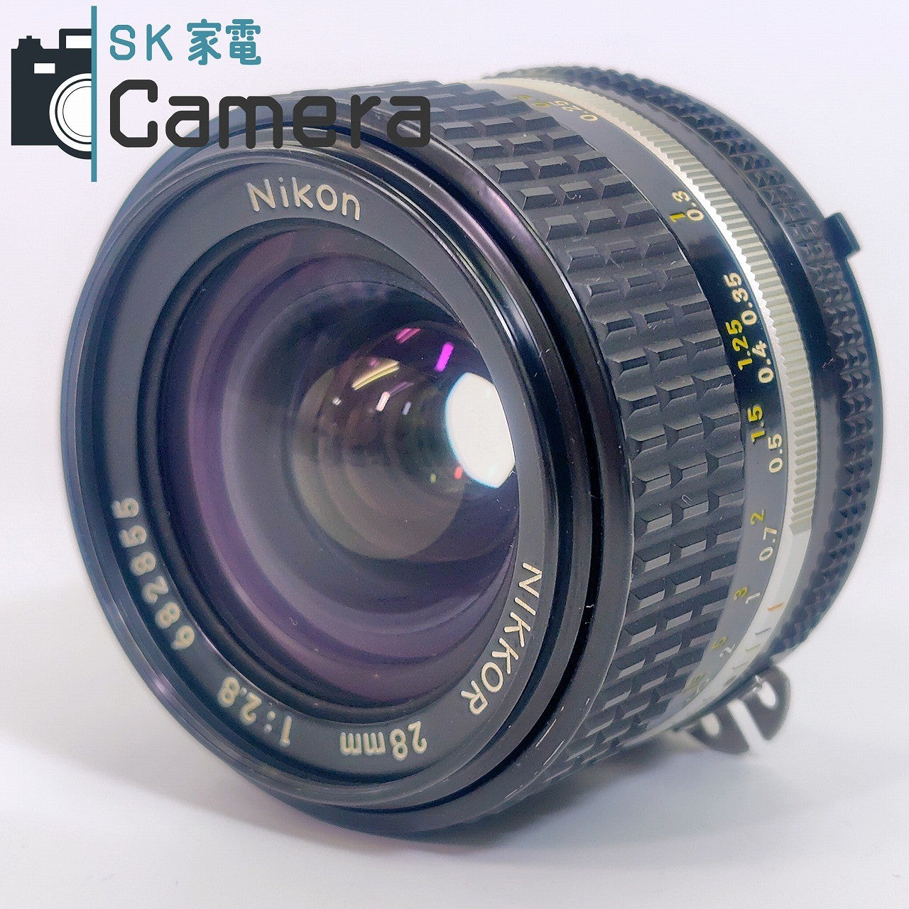 【中古】 Nikon NIKKOR 28mm F2.8 Ai-s 2025年10月清掃済 ニコン