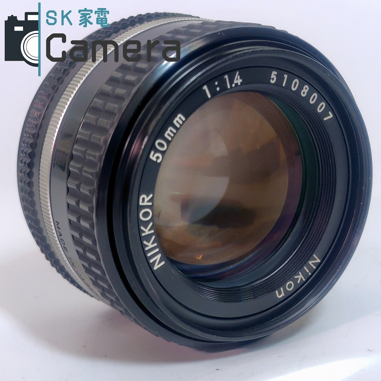 Nikon NIKKOR 50mm F1.4 Ai-s 2025年グリス交換 レンズ内清掃済 ニコン