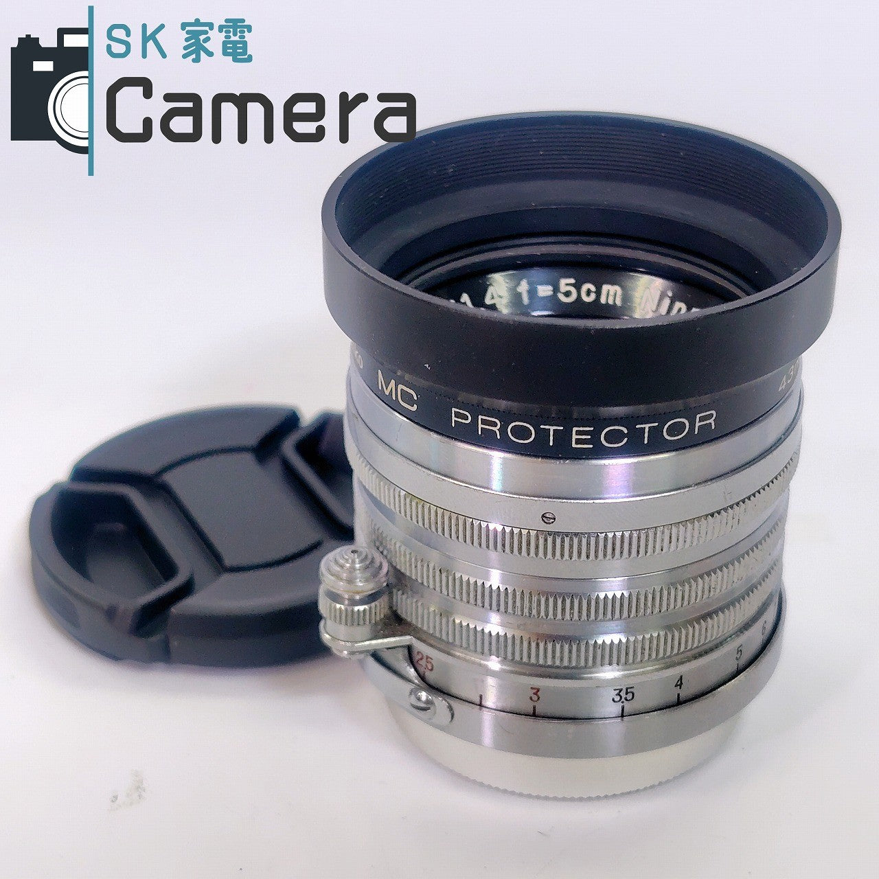 Nikon NIKKOR-S・C 5cm F1.4 L39 ニコン キャップ フィルター 付 Lマウント