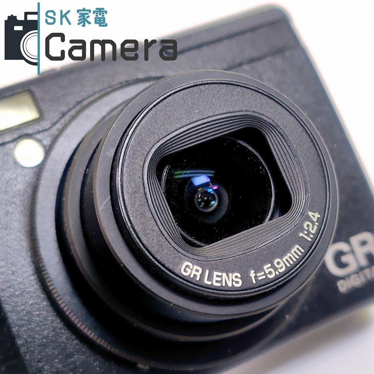 【中古】 初代 RICOH GR DIGITAL 5.9mm F2.4 互換性電池 SD2GB 付 リコー コンパクトデジタルカメラ 単四電池でも動きます