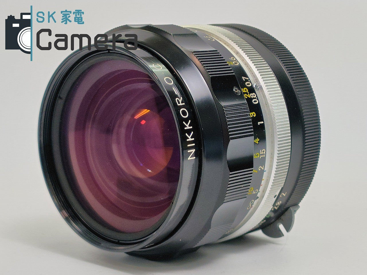 【美品】 Nikon NIKKOR-O・C Auto 35mm F2 非Ai キャップ フード 付 ニコン