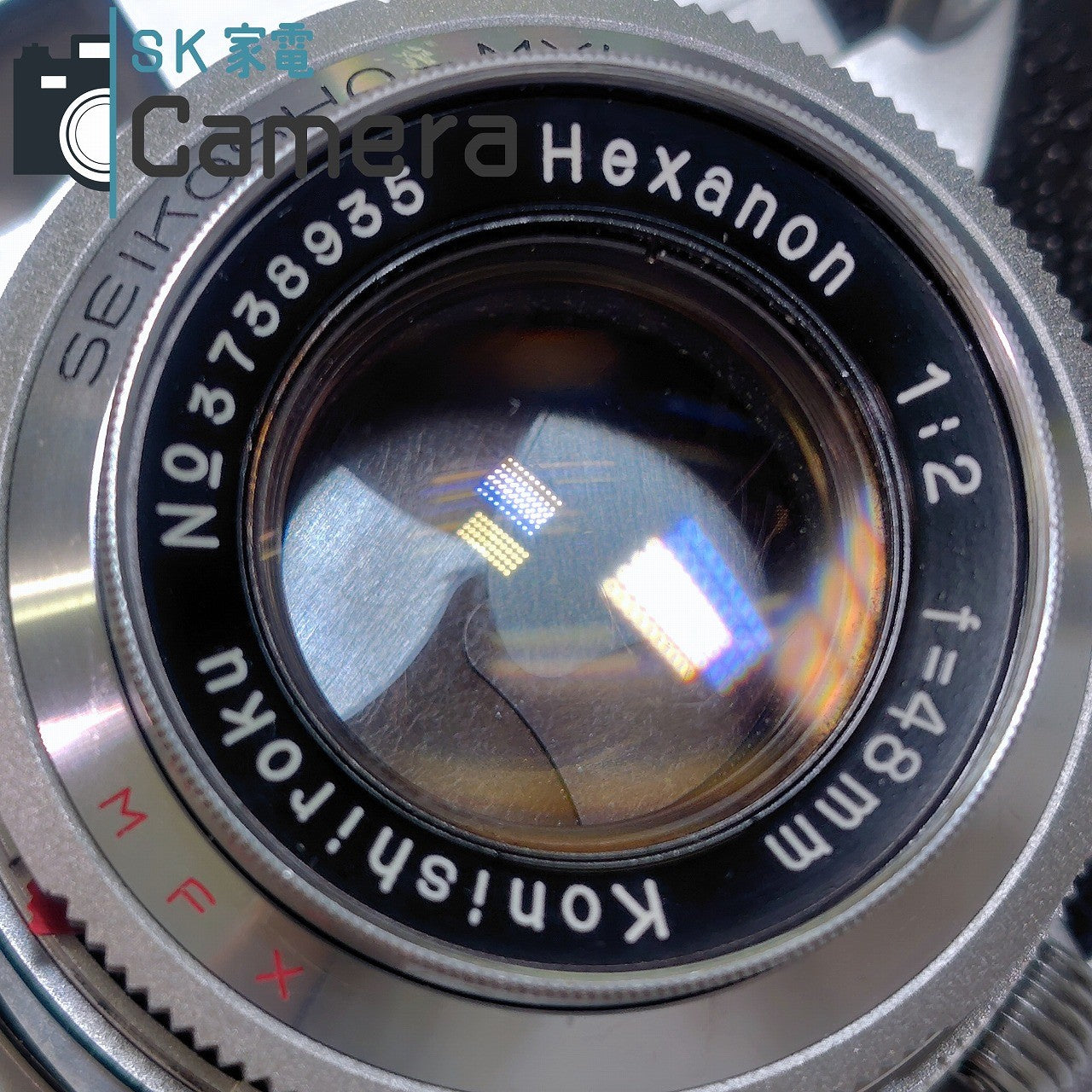 Konica IIIA コニカ Hexanon 48mm F2 レンジファインダー ⅢA レンズキャップ付