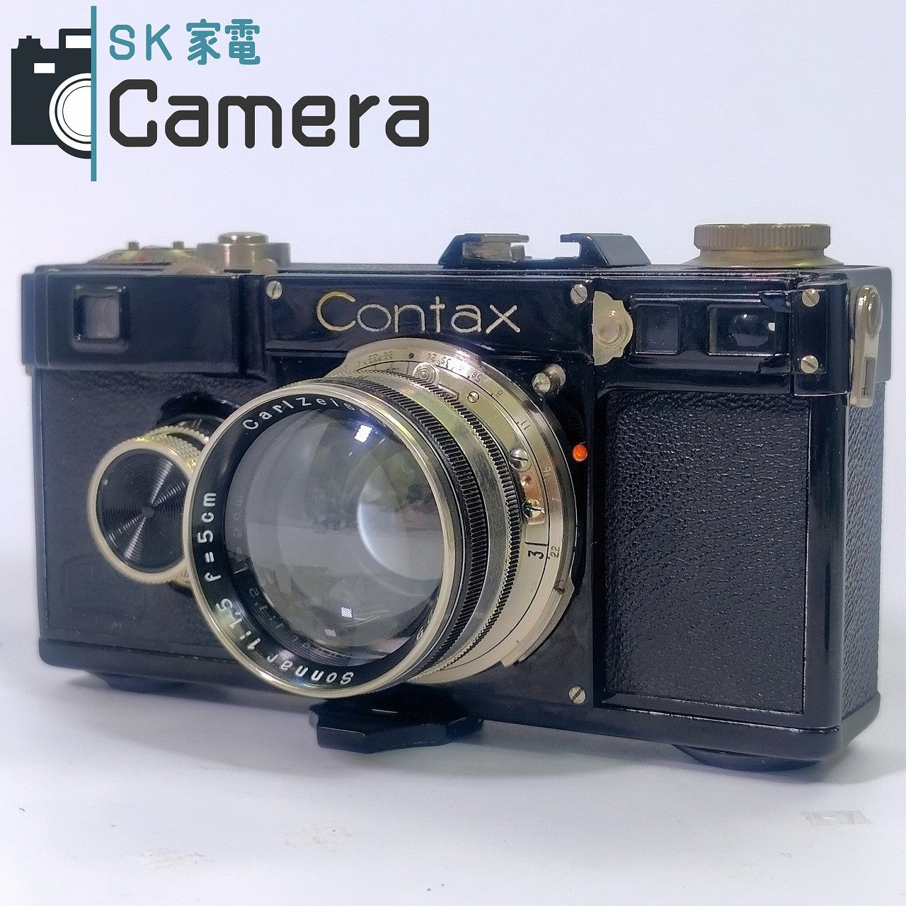 CONTAX I型 Carl Zeiss Jena Sonnar 5cm F1.5 ニッケル ZEISS IKON コンタックス ブラック nickel 1型 美品