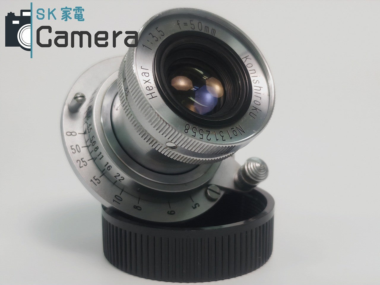 【中古】 Konishiroku Hexar 50mm F3.5 L39 2024年10月清掃 ヘキサー