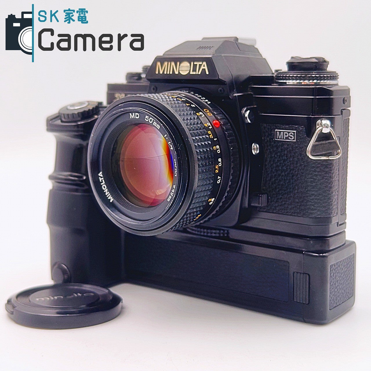 中古】 MINOLTA X-700 MPS モータードライブ MD 50mm F1.4 テスト用