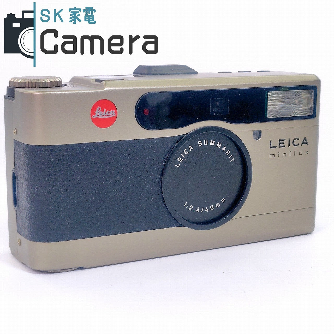 【中古】 Leica minilux SUMMARIT 40mm F2.4 ライカ ミニルックス 箱 ケース テスト用フィルムにて確認済 18 006