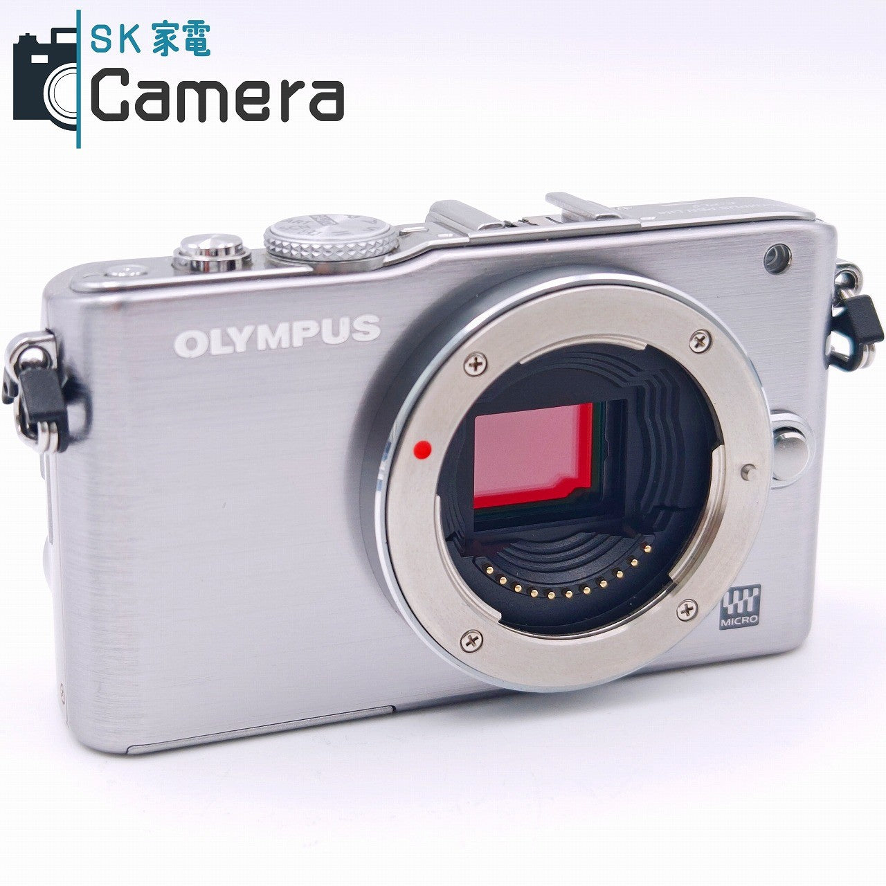 【中古】 OLYMPUS PEN Lite E-PL3 オリンパス ミラーレスデジタルカメラ 手振れOK 電池 充電器付