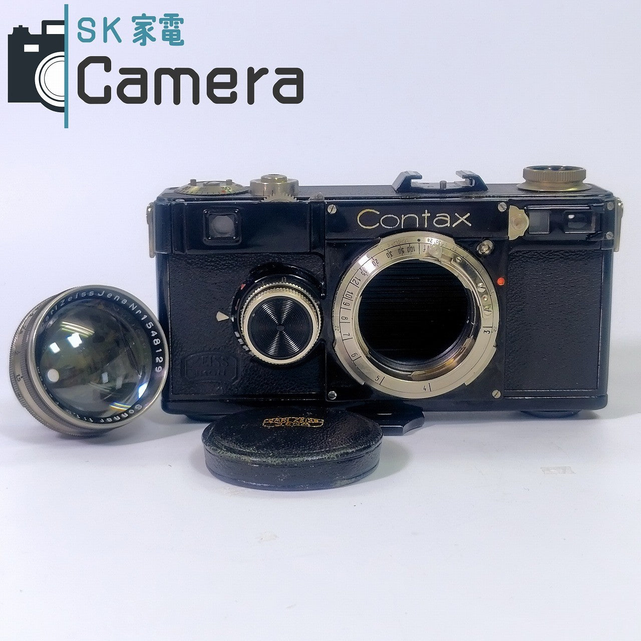 CONTAX I型 Carl Zeiss Jena Sonnar 5cm F1.5 ニッケル ZEISS IKON コンタックス ブラック nickel 1型 美品