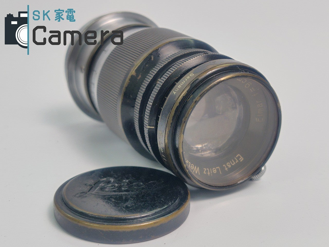 【中古】 Leitz Elmar 9cm F4 L39 フィルター キャップ付 ライカ LEICA 2024年12月清掃済