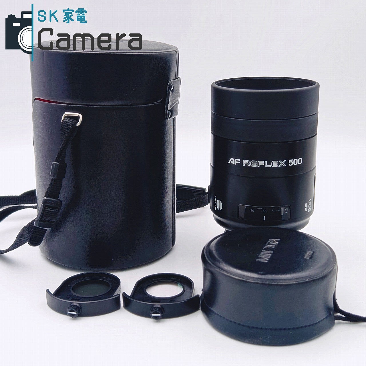 【中古】 MINOLTA AF REFLEX 500ｍｍ F8 ミノルタ ケース ND4ｘ NORMALフィルター 付 美品 中古】 MINOLTA AF REFLEX 500mm F8 ミノルタ ケース ND4x NORMAL