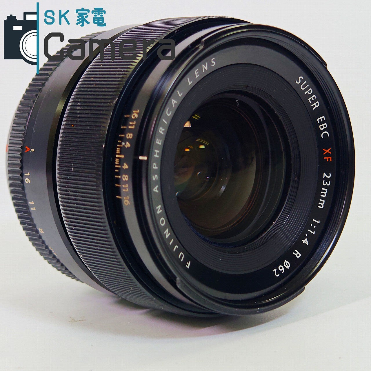 【中古】 FUJIFILM FUJINON ASPHERICAL SUPER EBC XF 23mm F1.4 R フード 純正キャップ付 富士フィルム