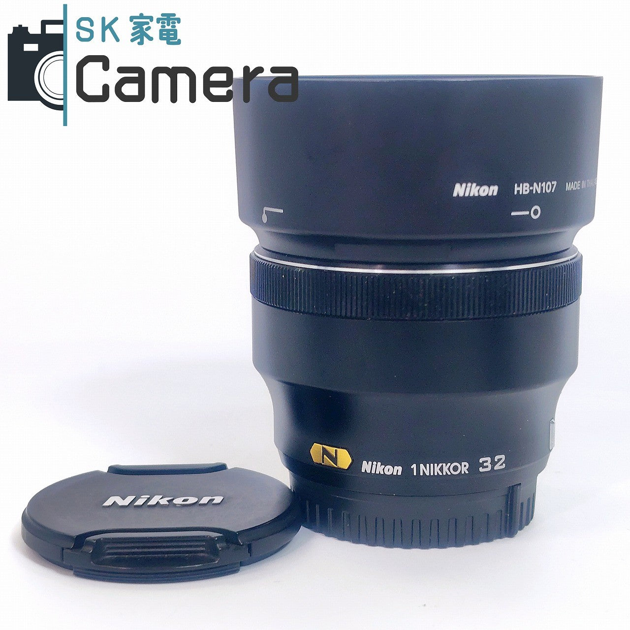 【中古】 Nikon 1NIKKOR 32mm F1.2 キャップ フード フィルター 付 美品