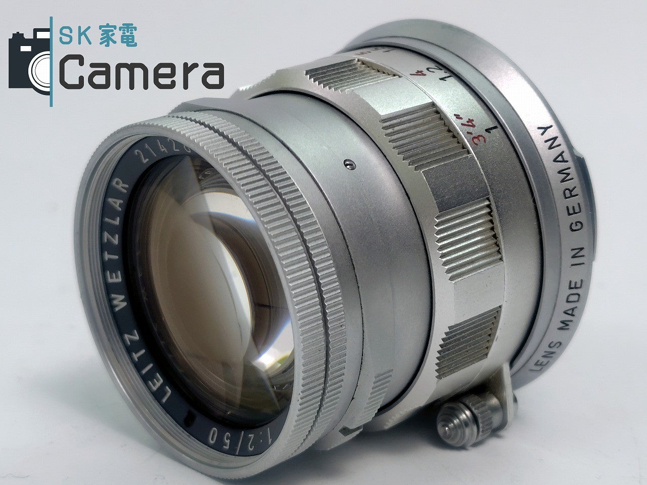 【実用】 LEITZ WETZLAR SUMMICRON 50mm F2 Mマウント 固定 後期 2025年1月清掃 LEICA ライカ