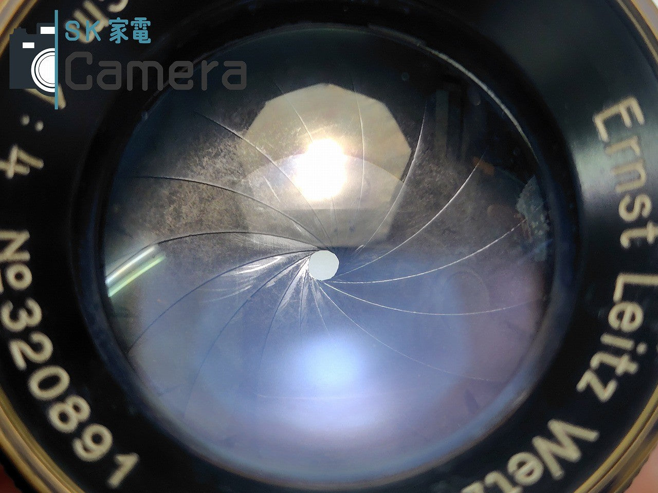 【中古】 Leitz Elmar 9cm F4 L39 フィルター キャップ付 ライカ LEICA 2024年12月清掃済