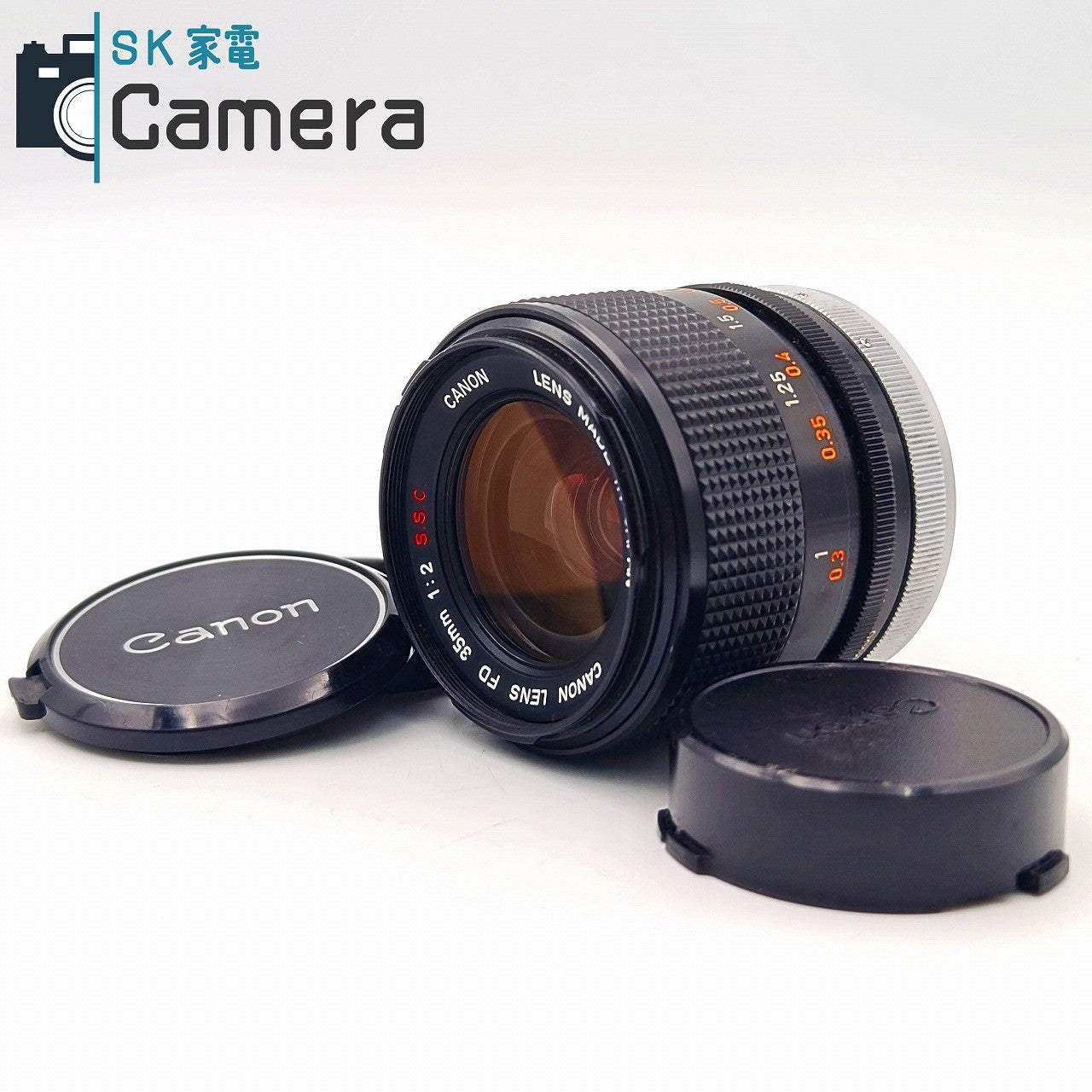 【中古】 Canon FD 35ｍｍ F2 S.S.C. 〇マーク キャノン キャップ付き 中古】 Canon FD 35mm F2 S.S.C. 〇マーク キャノン キャップ付き