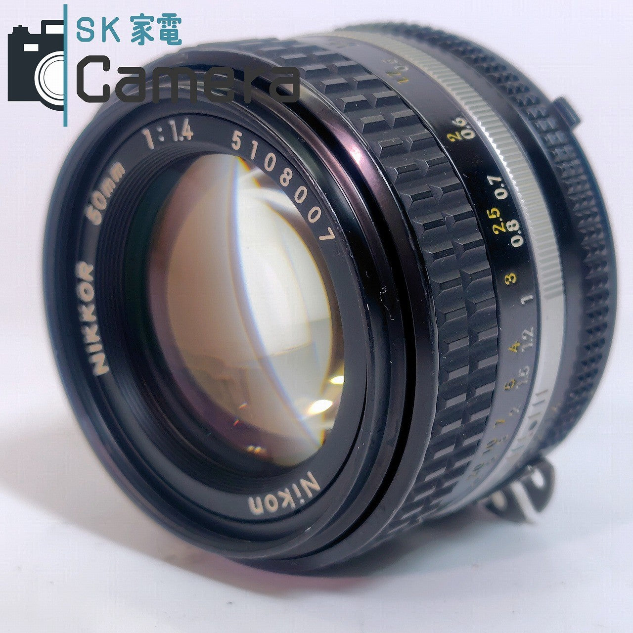 Nikon NIKKOR 50mm F1.4 Ai-s 2025年グリス交換 レンズ内清掃済 ニコン