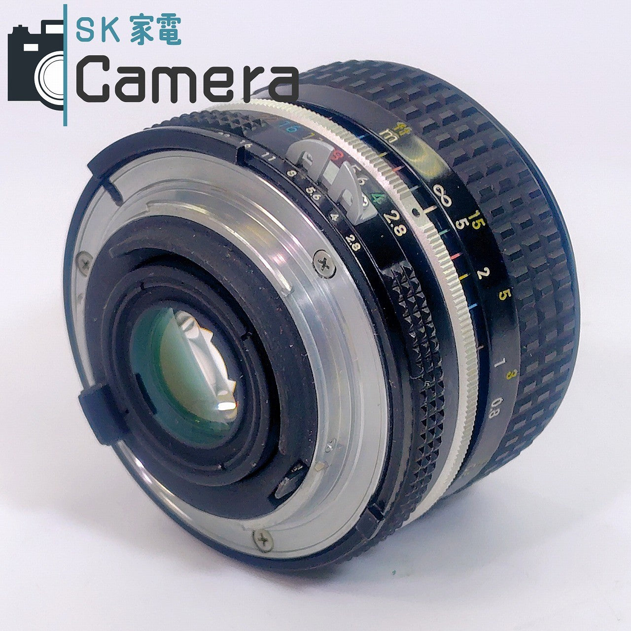【中古】 Nikon NIKKOR 28mm F2.8 Ai HS-9 フード付 ニコン
