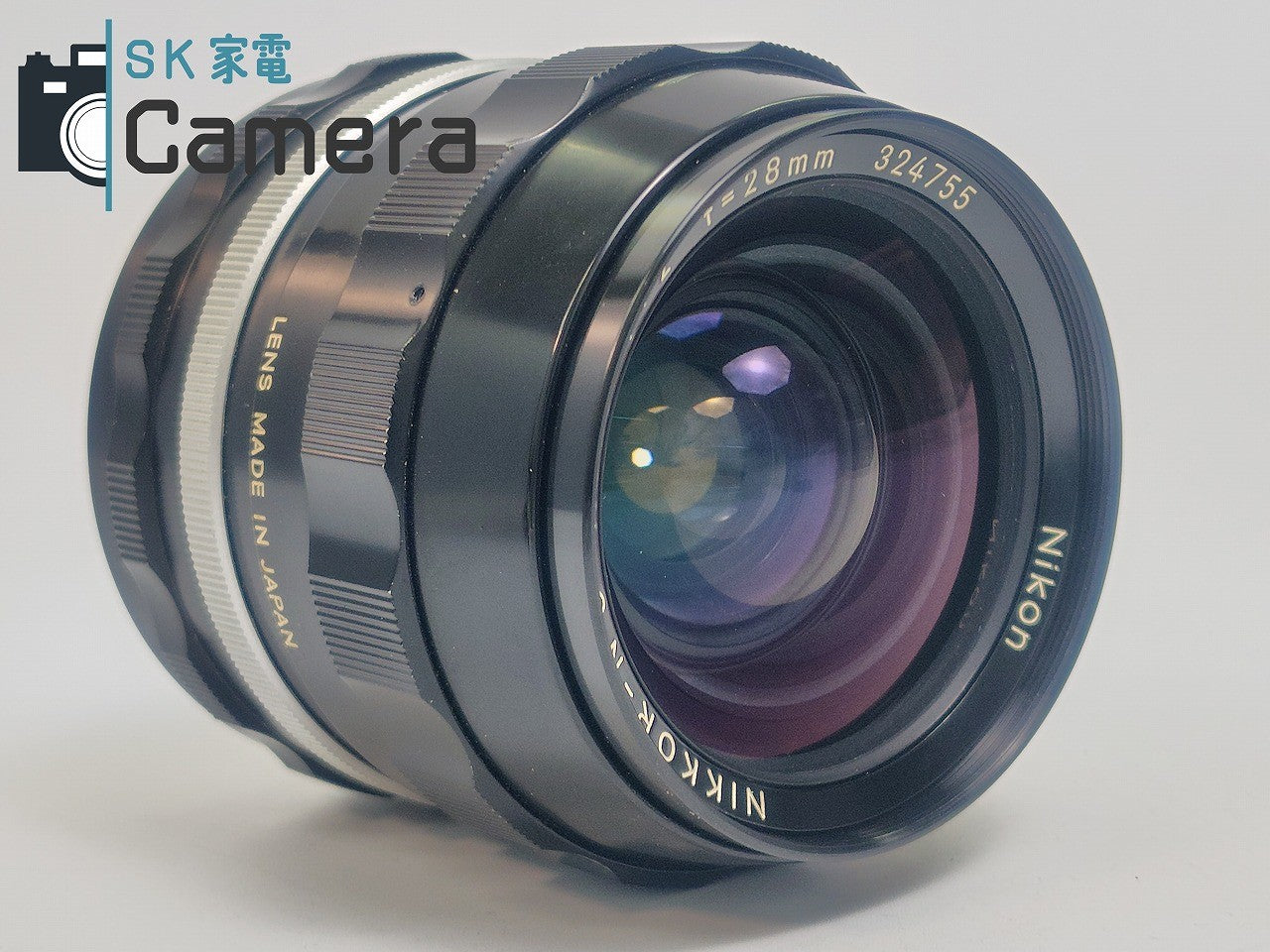 【良品】 Nikon NIKKOR-N・C Auto 28mm F2 非Ai ニコン キャップ付