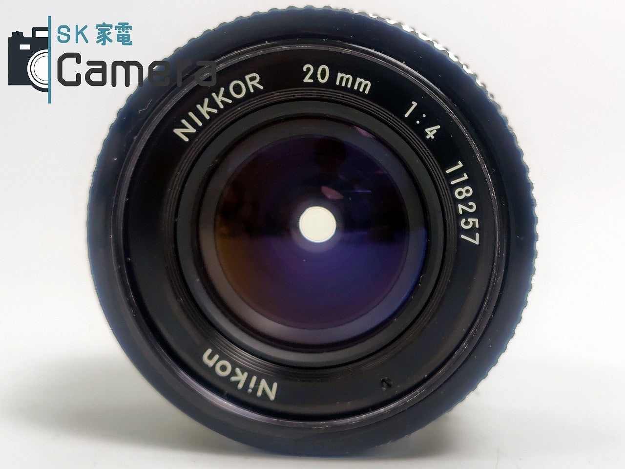 【良品】 Nikon NIKKOR 20mm F4 Ai キャップ付 ニコン