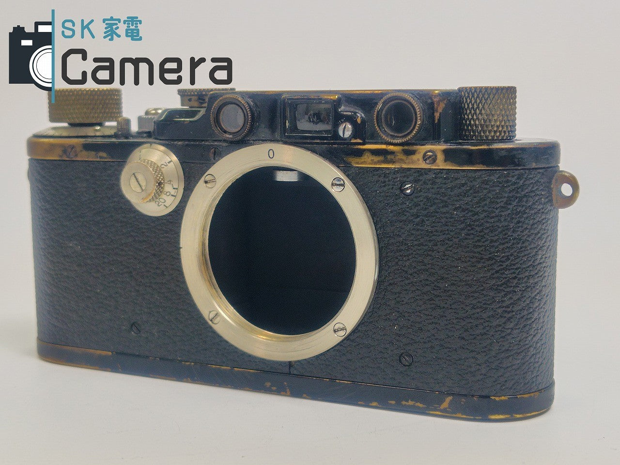 【中古】 LEICA DIII ライカ バルナックライカ DⅢ ブラック III型 シリアル132XXX 動作品