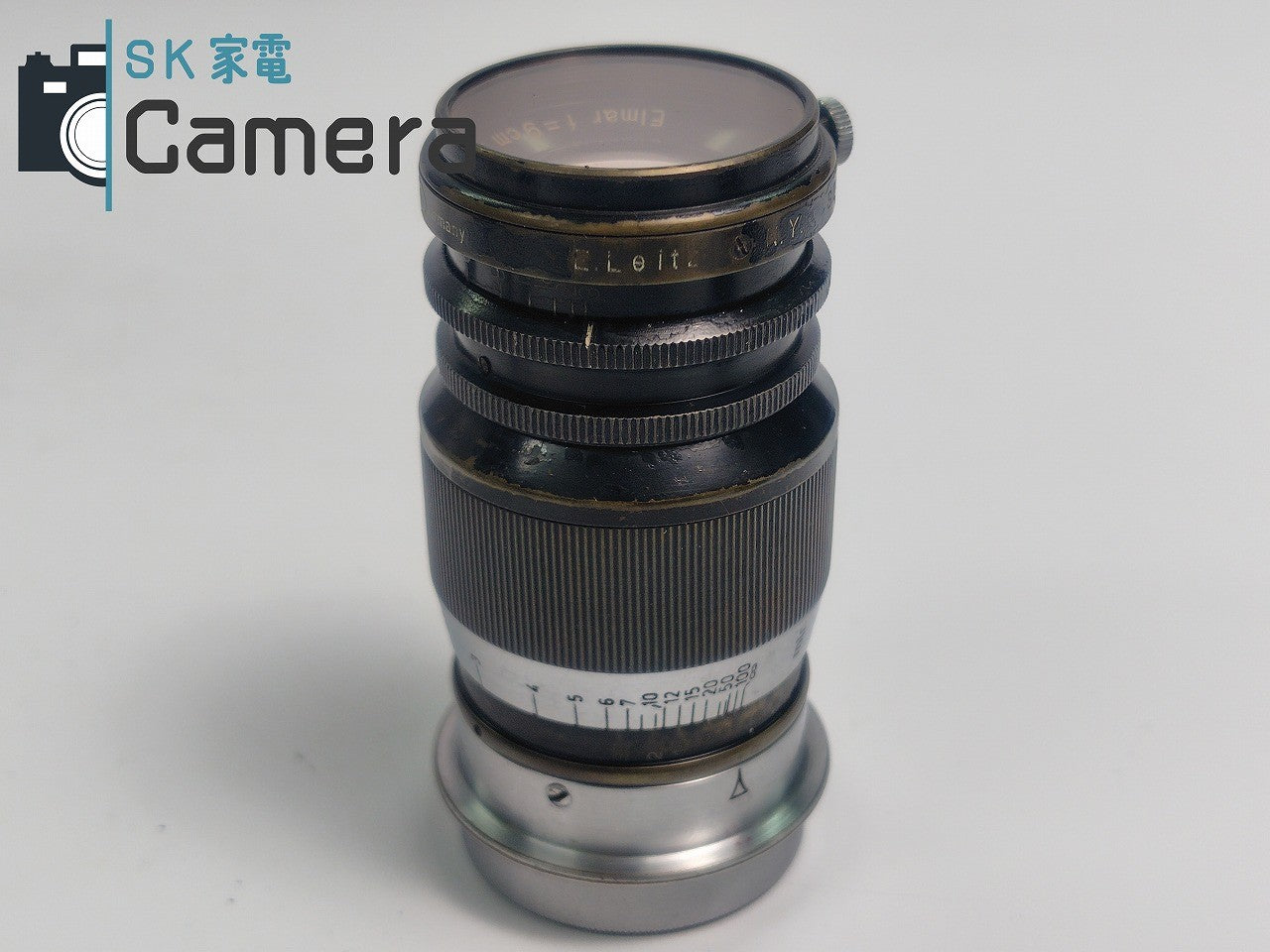 【中古】 Leitz Elmar 9cm F4 L39 フィルター キャップ付 ライカ LEICA 2024年12月清掃済