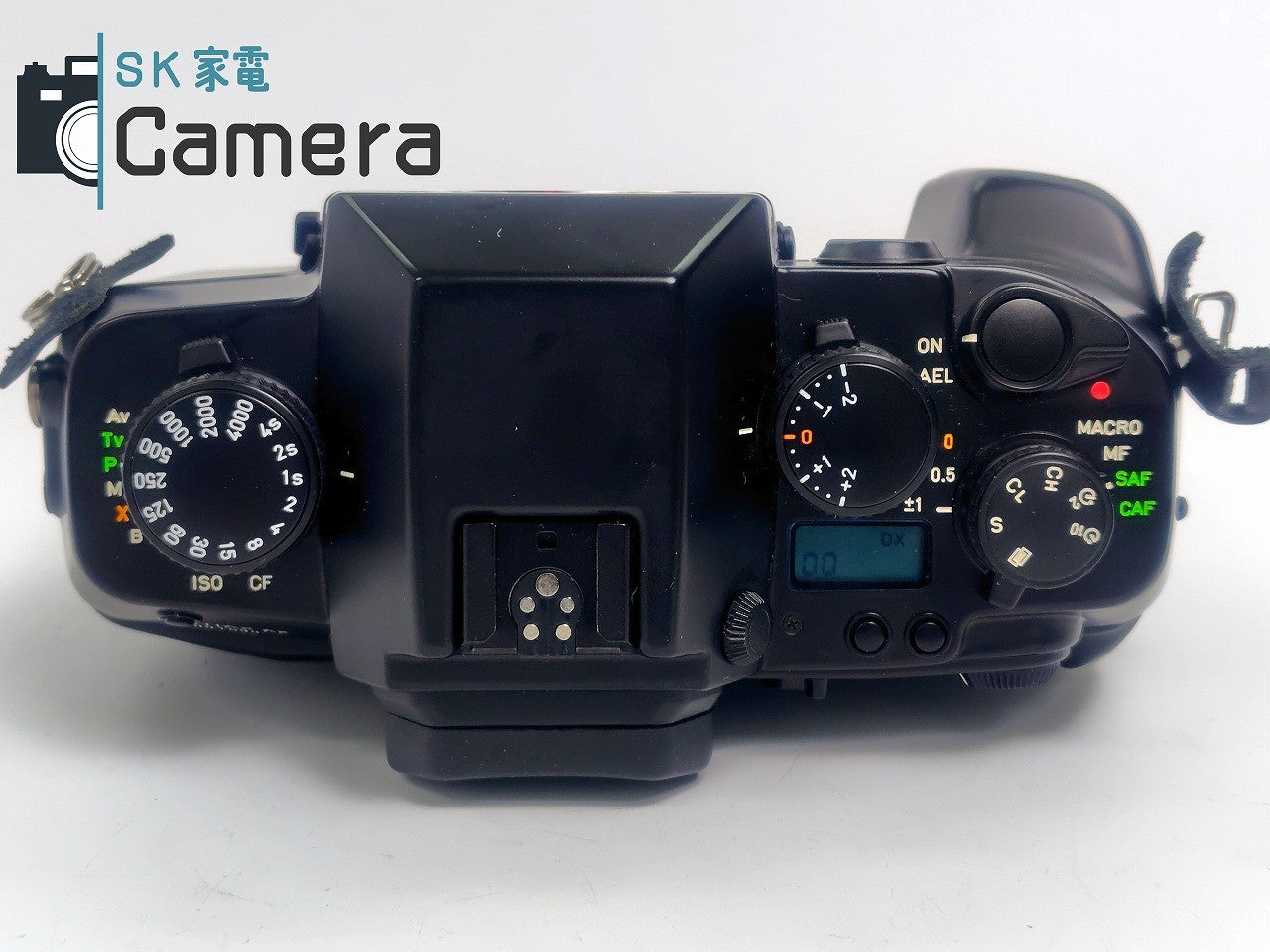 【美品】 CONTAX AX ボディ コンタックス ストラップ付 テスト用フィルムにて確認済