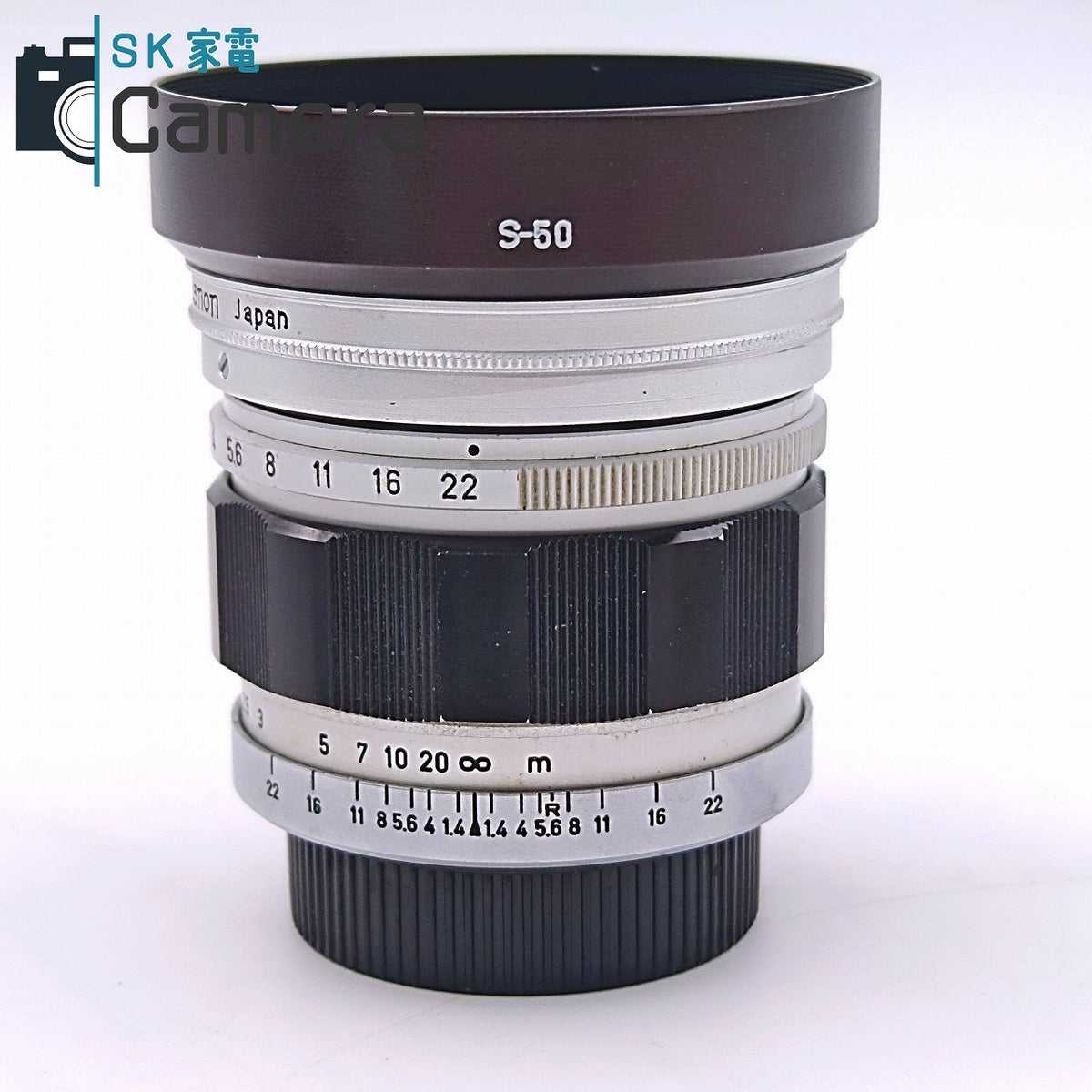 Canon LENS 50mm F1.4 L39 S-50 フード付き キャノン
